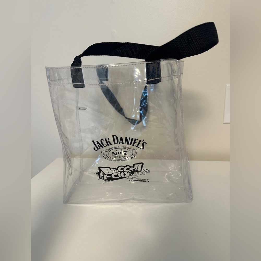 Jack Daniels Broccoli Fest Clear Tote Bag - Picture 2 of 5